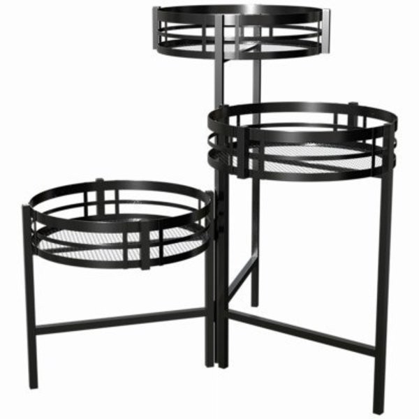 Panacea Productsrp BLK 3 Fold Plant Stand 81635